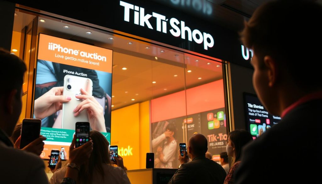 Lelang iPhone di TikTok Shop